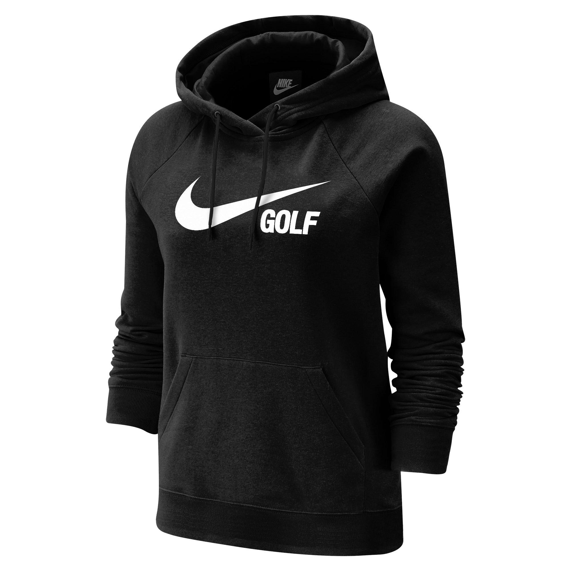 Nike Women s Club Fleece Hoodie in Black Size Small